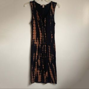 Forever21 Bodycon Black and brown dress